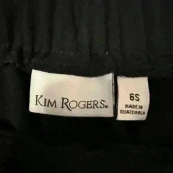 Kim Rogers black slacks size 6S. Great work pants. - Picture 9 of 13